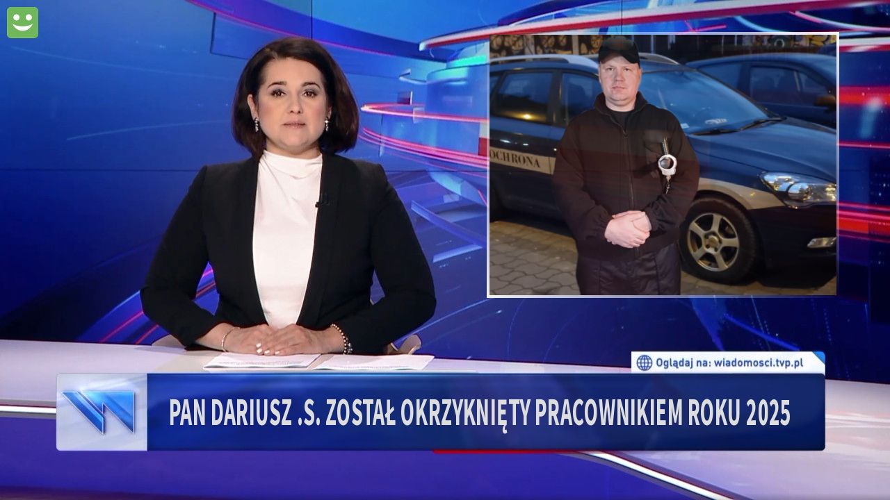 Pan Dariusz .s. został okrzyknięty pracownikiem roku 2025