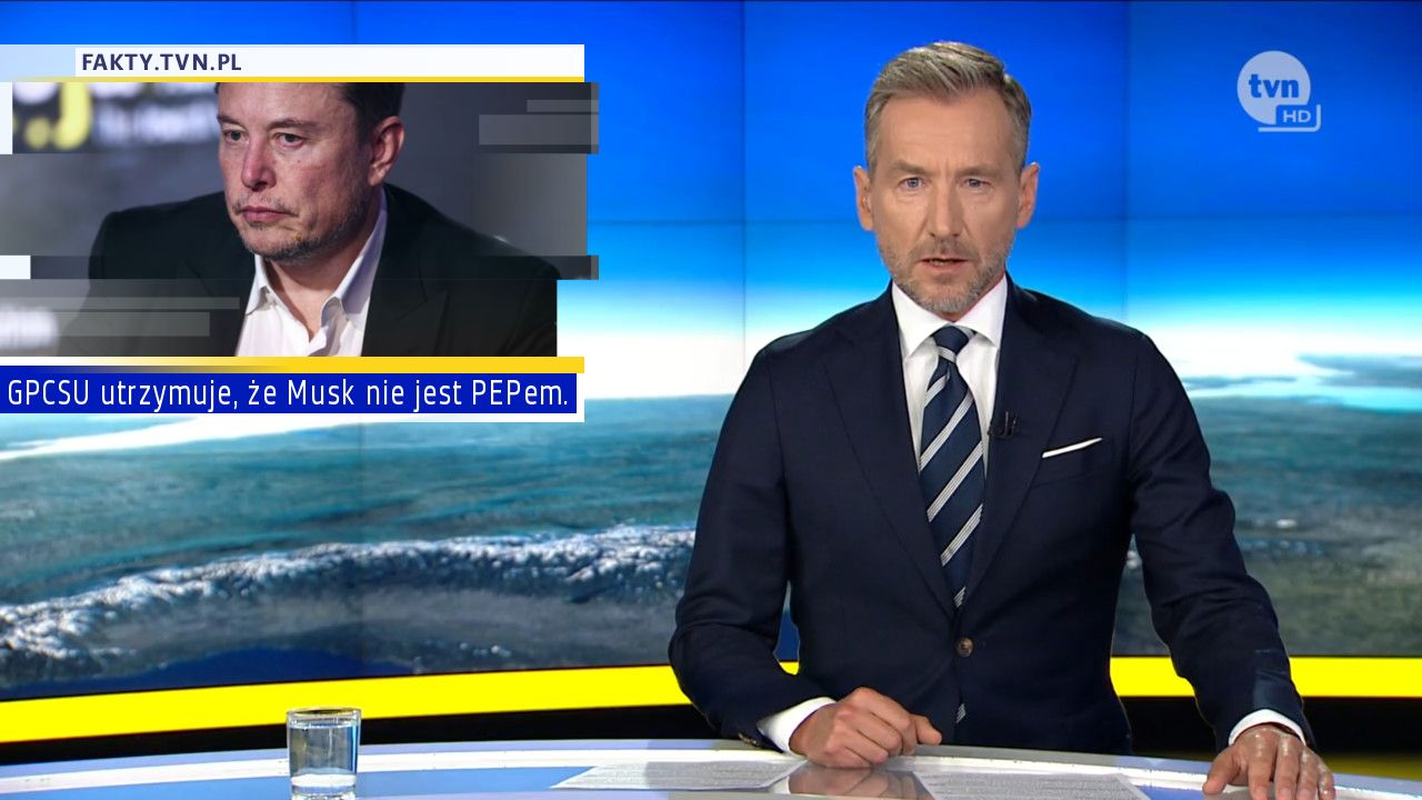 GPCSU utrzymuje, że Musk nie jest PEPem.