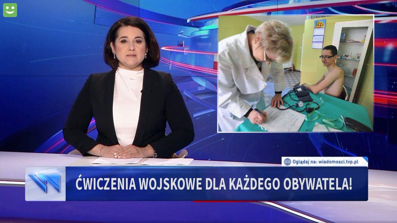 Ćwiczenia wojskowe dla każdego obywatela!