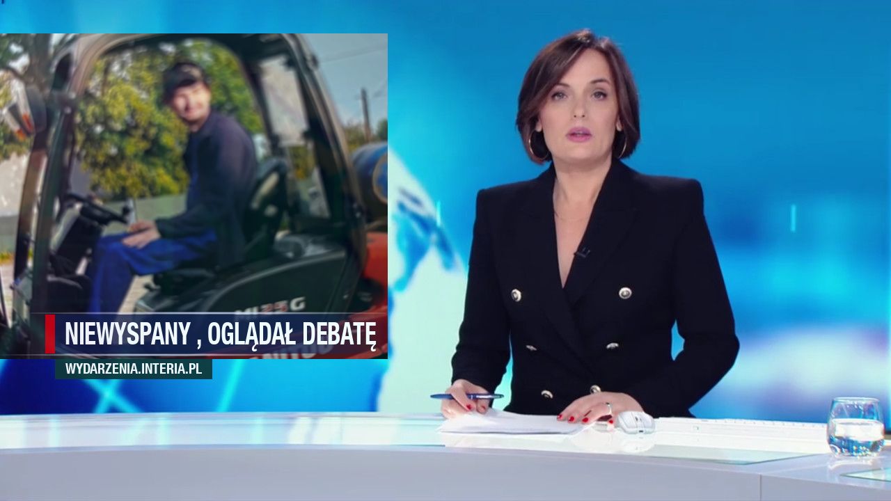 Niewyspany , oglądał debatę 