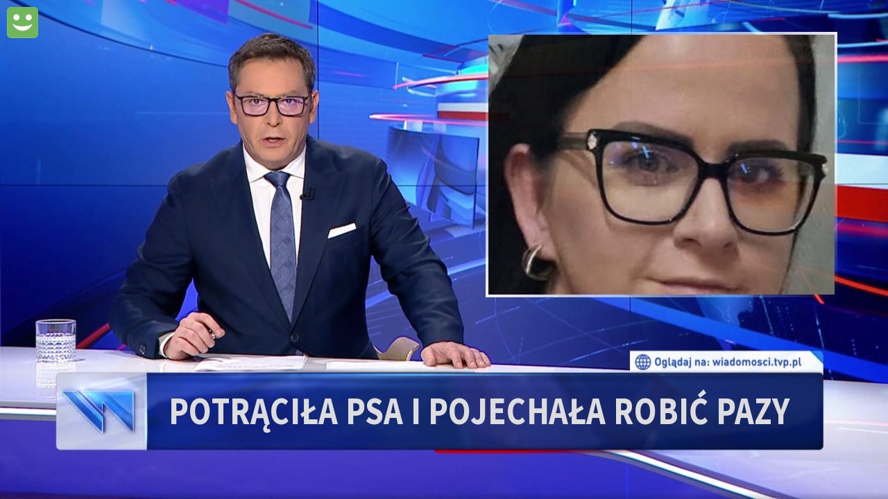 Potrąciła psa i pojechała robić pazy