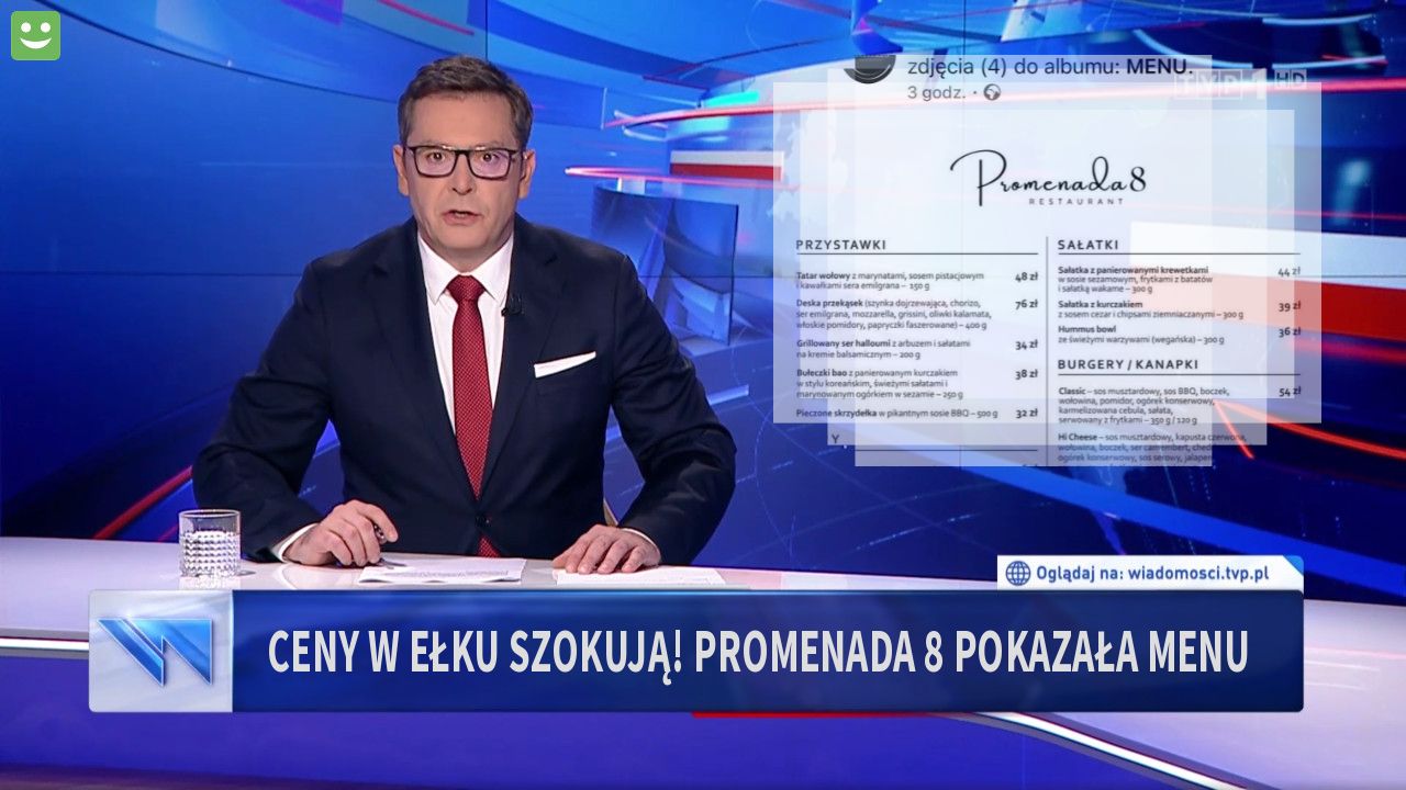 ceny w ełku szokują! promenada 8 pokazała menu