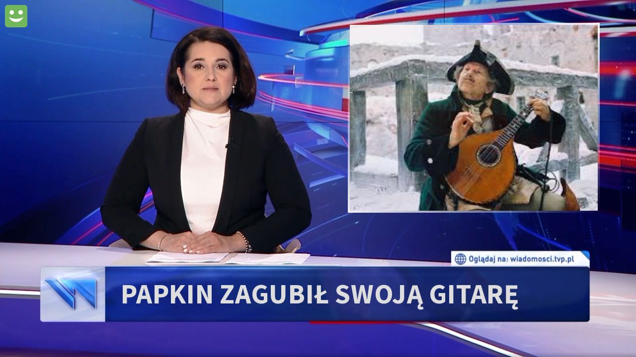 papkin zagubił swoją gitarę