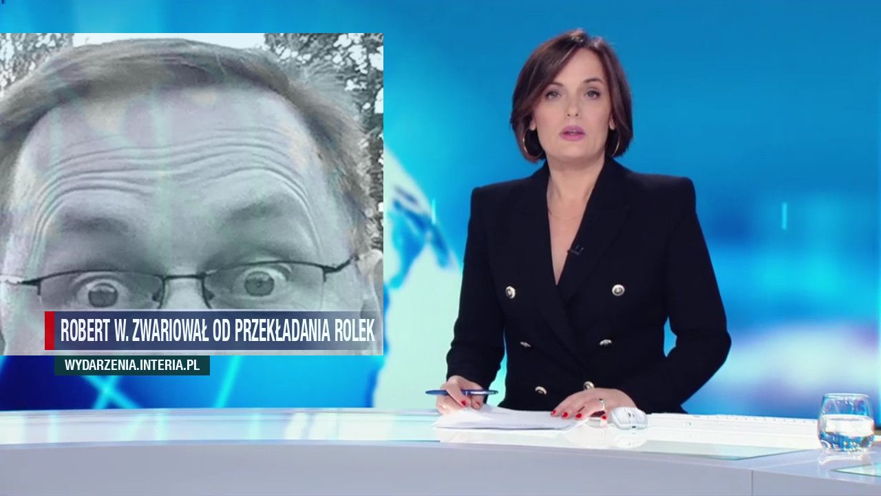 Robert W. zwariował od przekładania rolek
