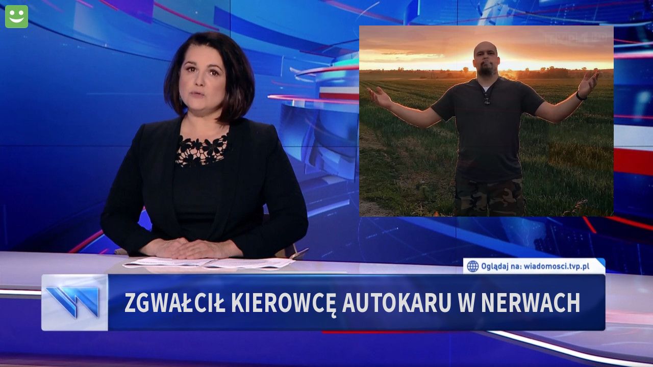 Zgwałcił kierowcę autokaru w nerwach 