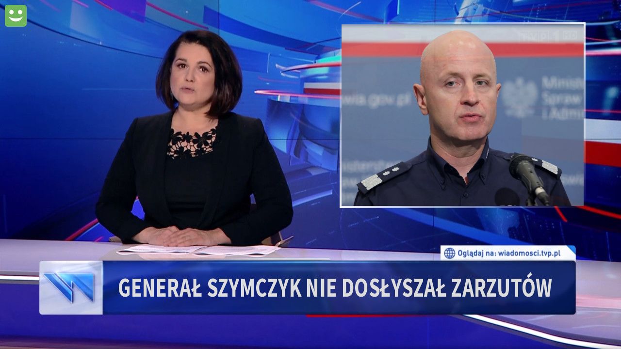 Generał Szymczyk nie dosłyszał zarzutów