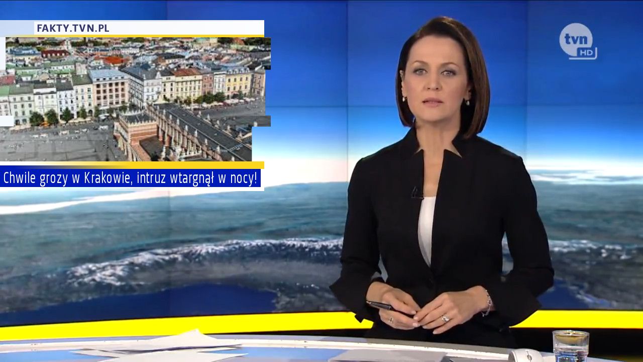 Chwile grozy w Krakowie, intruz wtargnął w nocy!