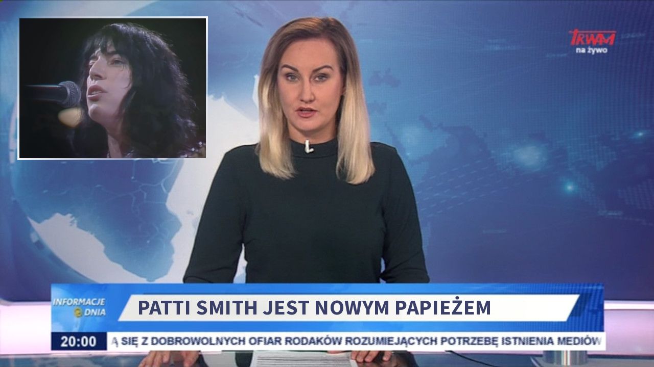 Patti Smith jest nowym papieżem 