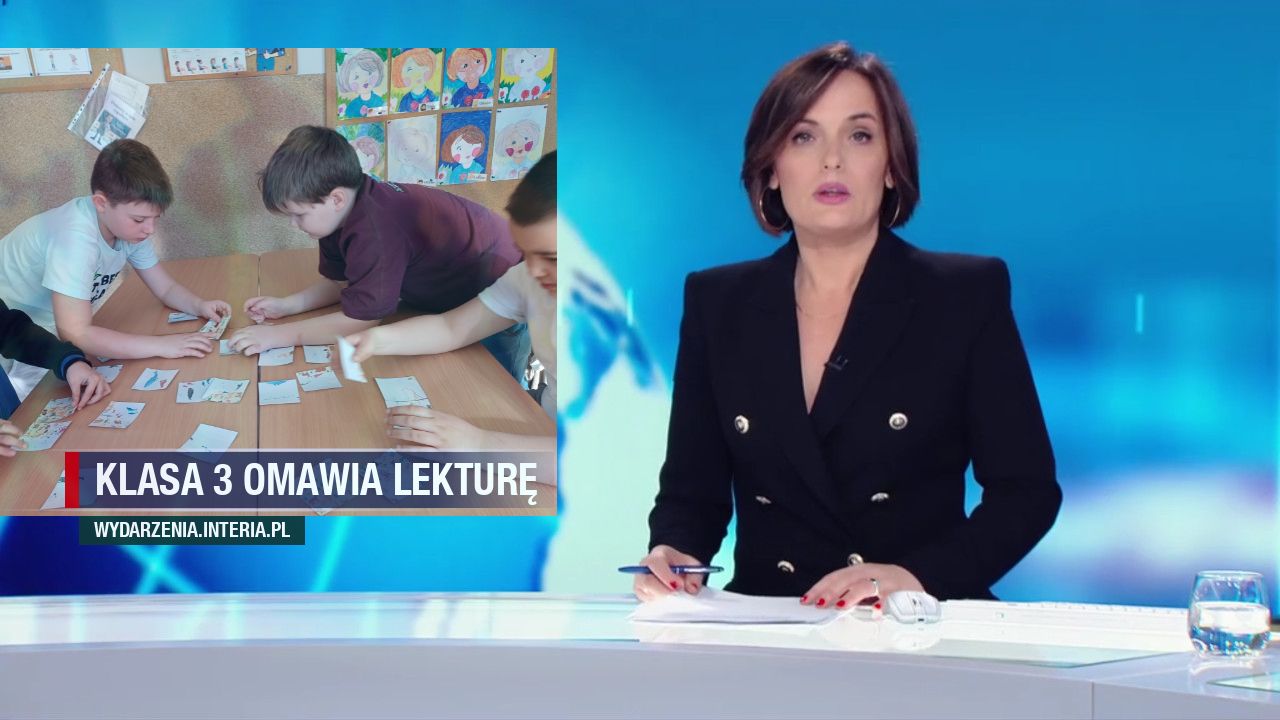 Klasa 3 omawia lekturę 