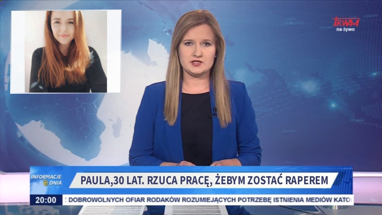 PAULA,30 LAT. RZUCA PRACĘ, ŻEBYM ZOSTAĆ RAPEREM 