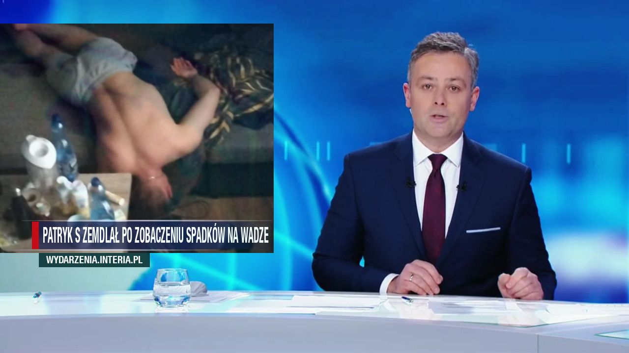 Patryk s zemdlał po zobaczeniu spadków na wadze