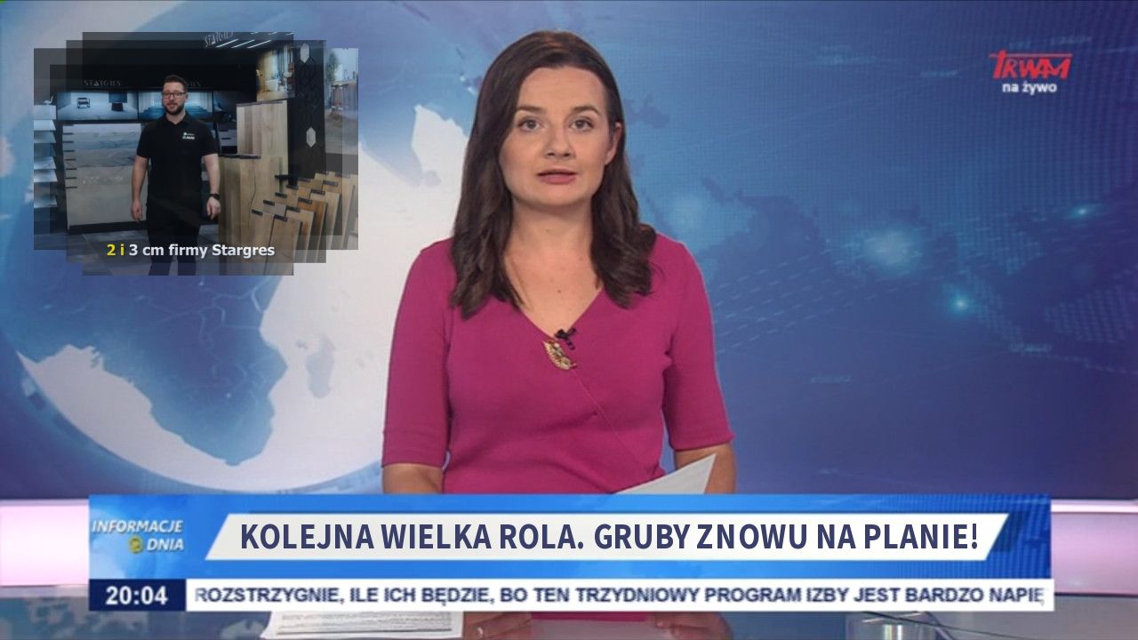 Kolejna wielka rola. Gruby znowu na planie!