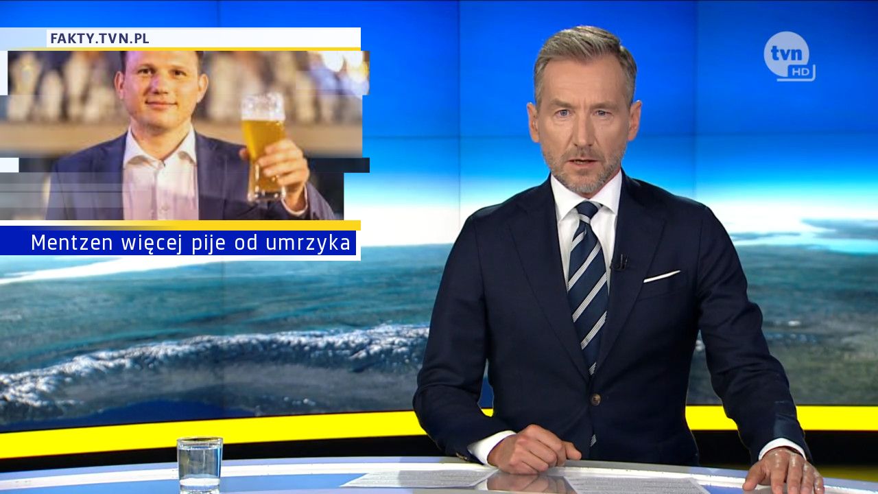 Mentzen więcej pije od umrzyka 
