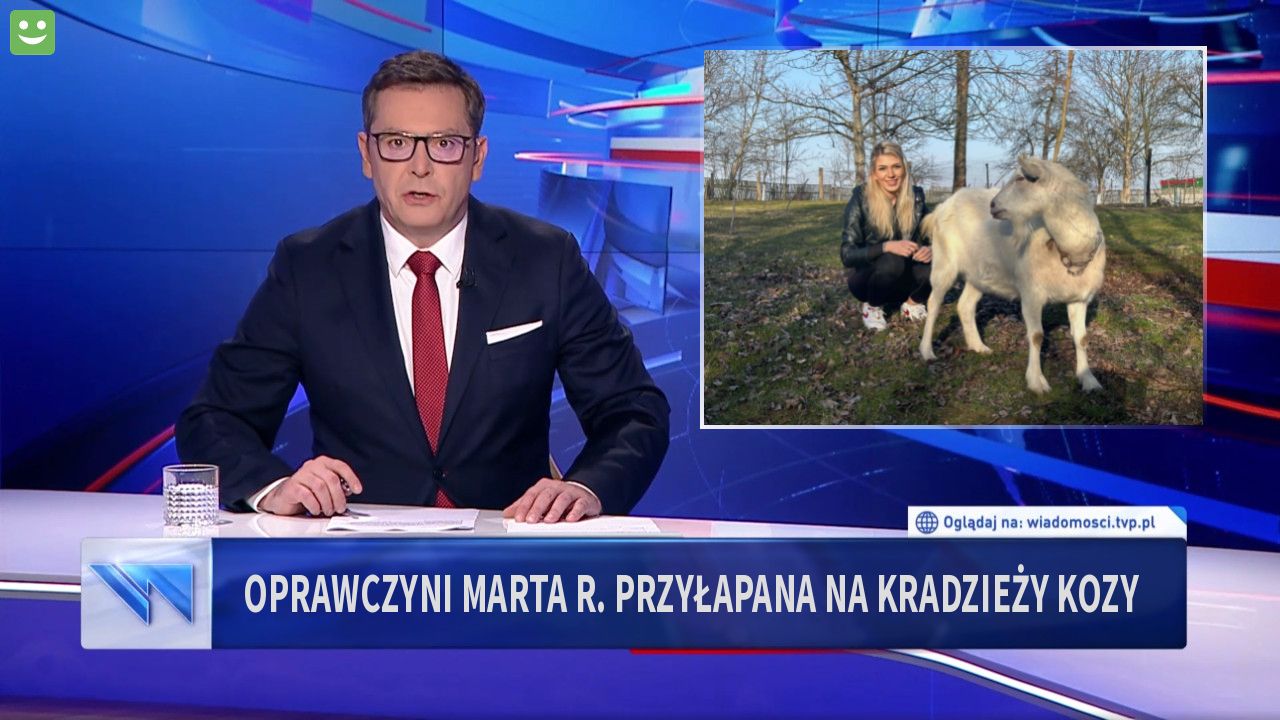 Oprawczyni Marta R. Przyłapana na kradzieży kozy