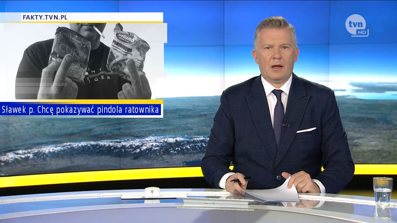 Sławek p. Chcę pokazywać pindola  ratownika
