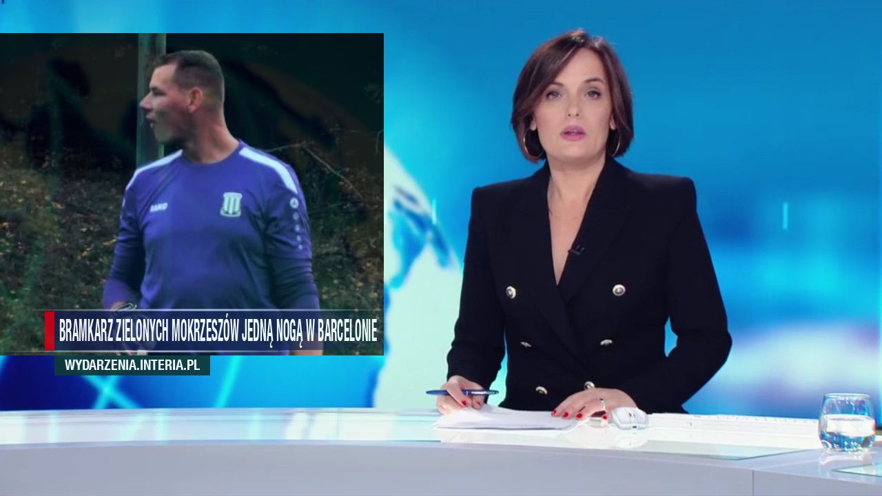 Bramkarz Zielonych Mokrzeszów jedną nogą w Barcelonie