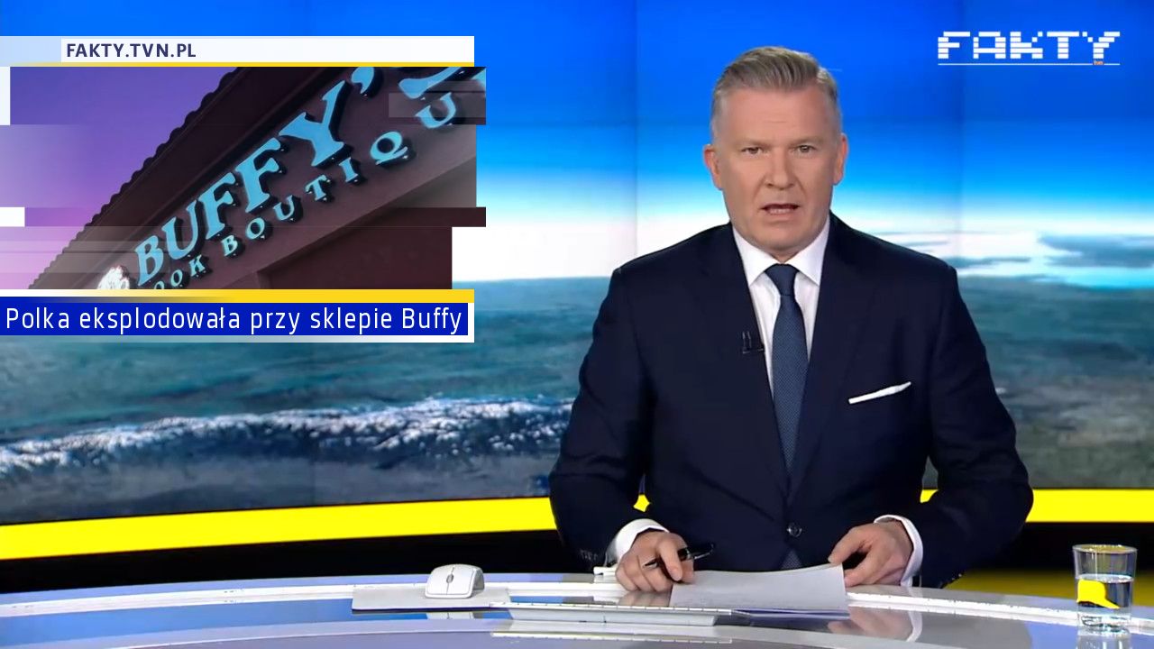 Polka eksplodowała przy sklepie Buffy