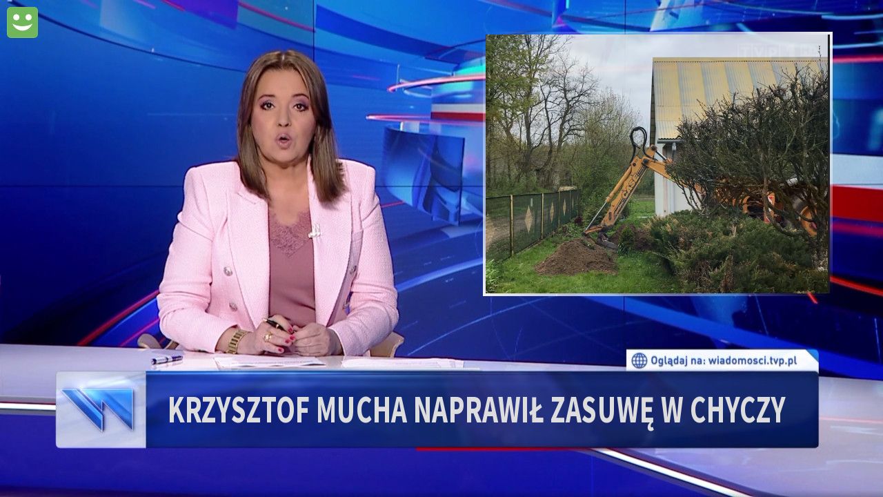 krzysztof mucha naprawił zasuwę w chyczy