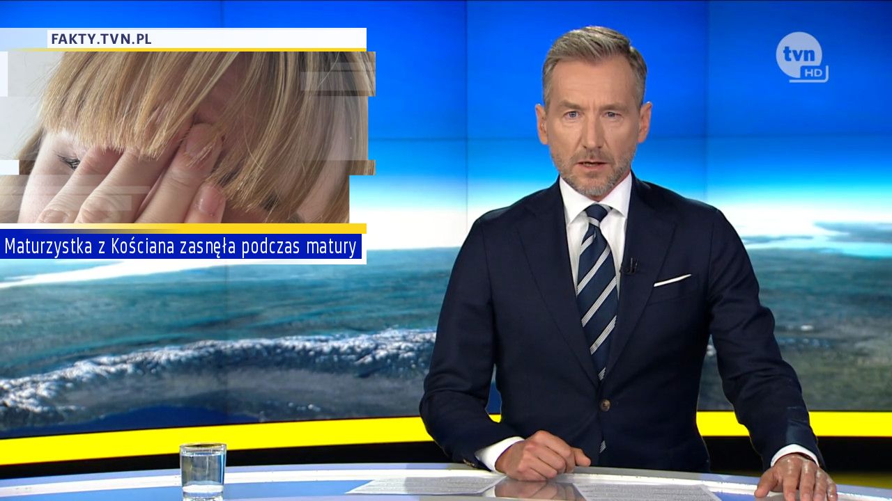 Maturzystka z Kościana zasnęła podczas matury