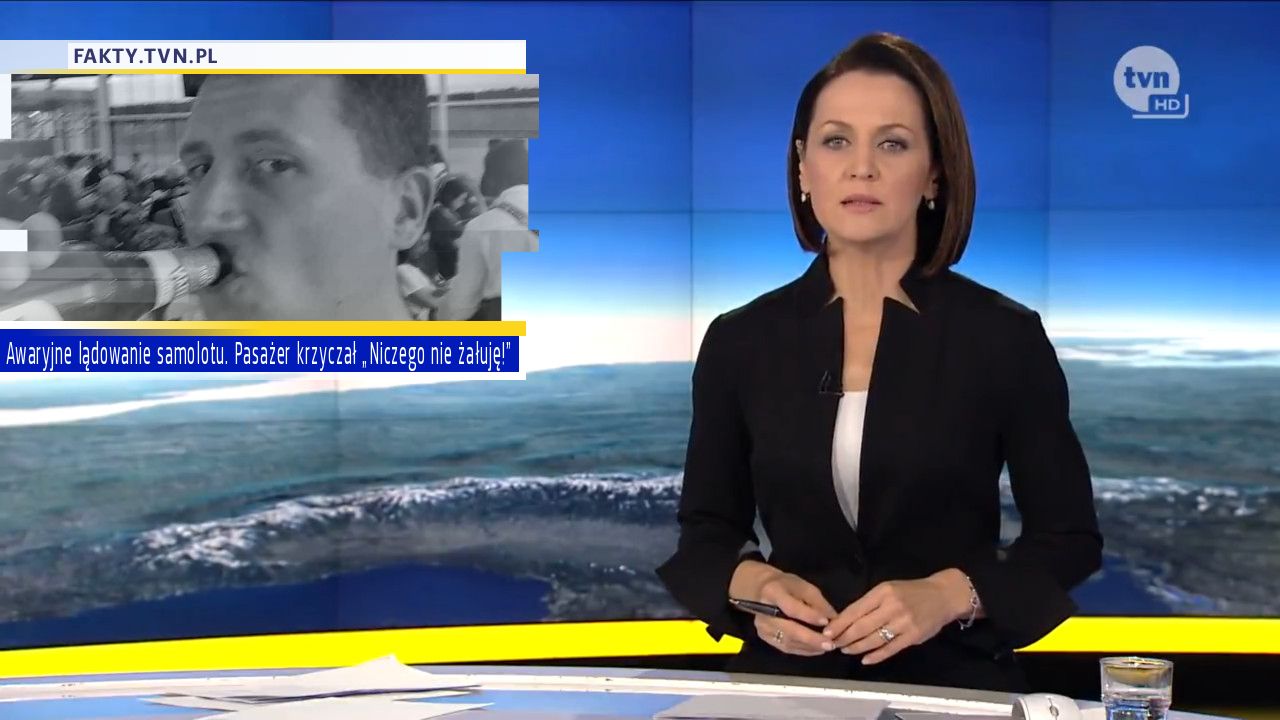 Awaryjne lądowanie samolotu. Pasażer krzyczał „Niczego nie żałuję!”