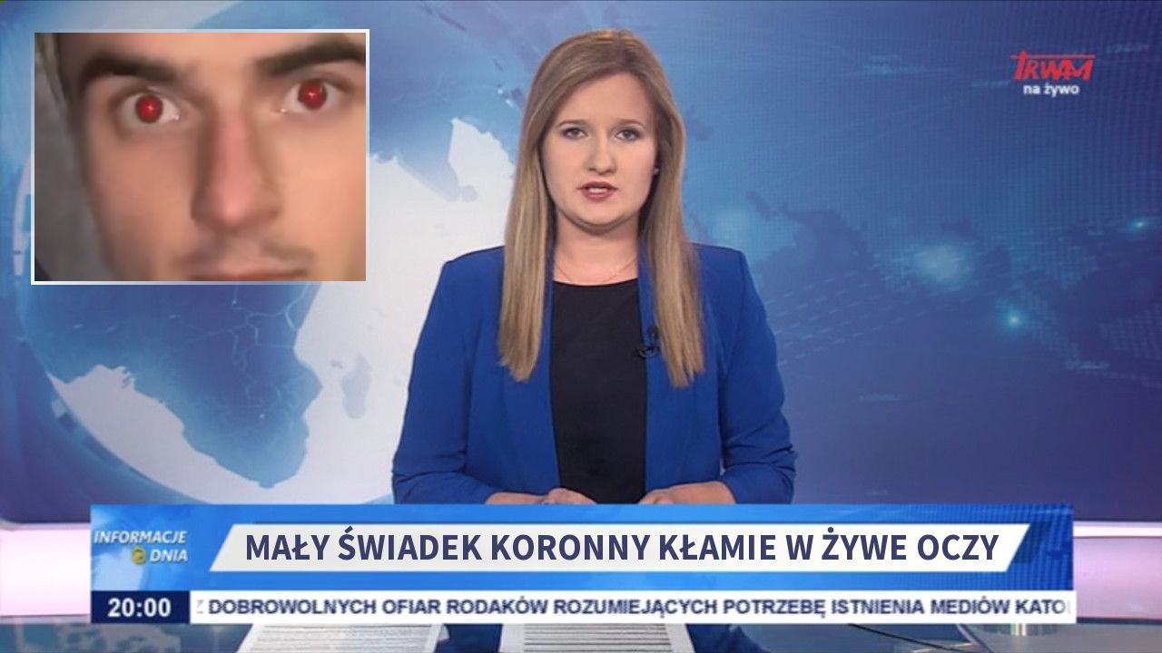 Mały świadek koronny kłamie w żywe oczy