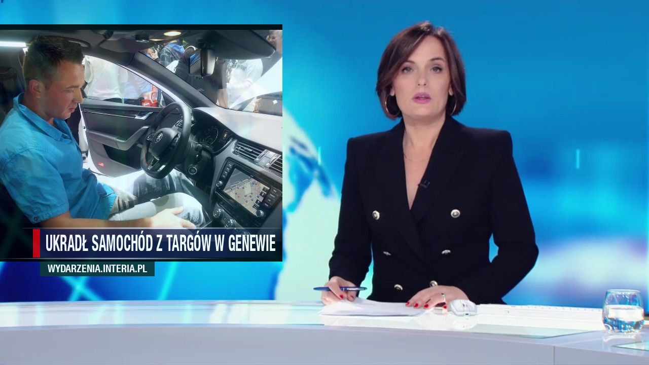 Ukradł samochód z targów w Genewie 