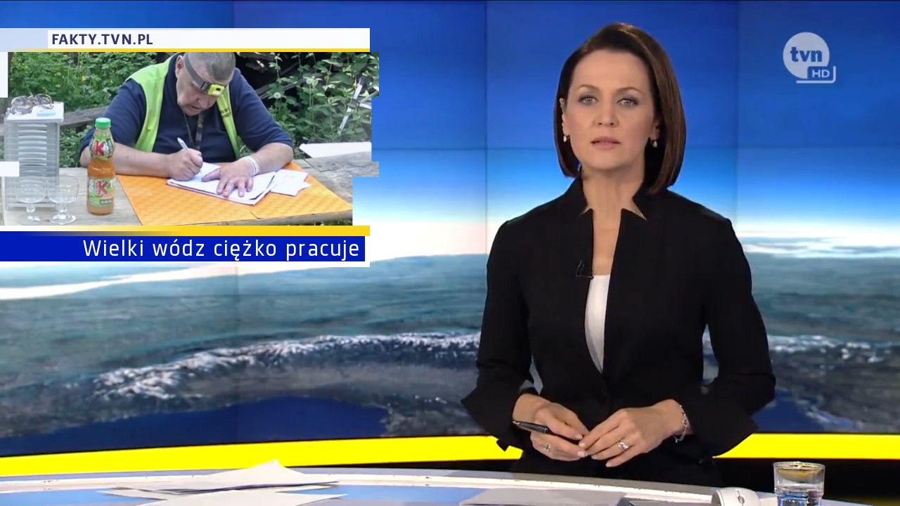 Wielki wódz ciężko pracuje