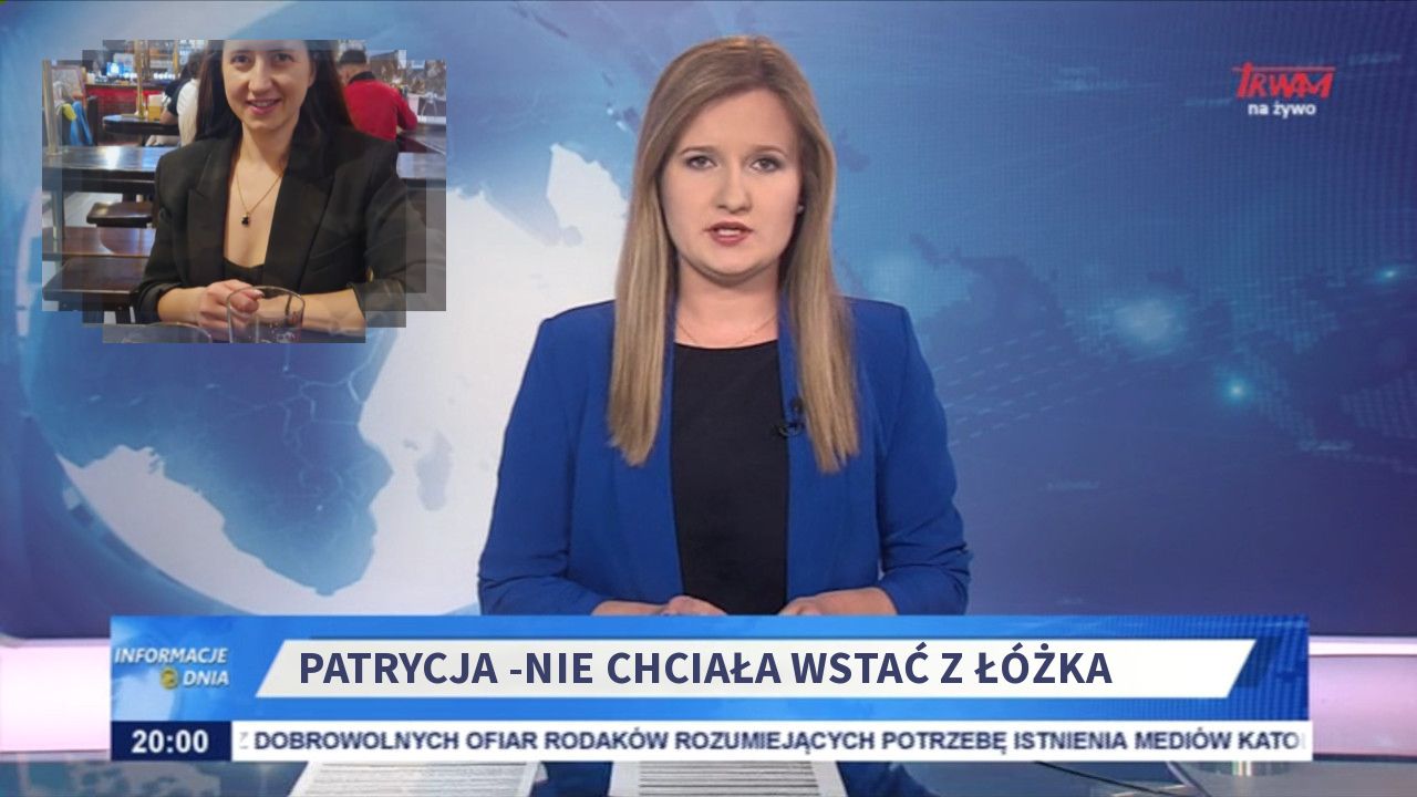 Patrycja -nie chciała wstać z łóżka