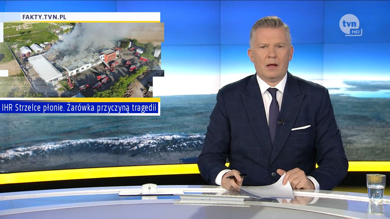 IHR Strzelce płonie. Żarówka przyczyną tragedii