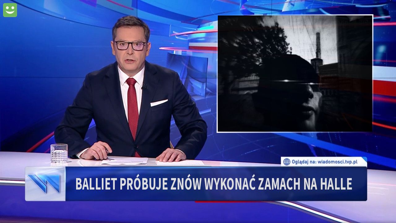 Balliet próbuje znów wykonać zamach na halle