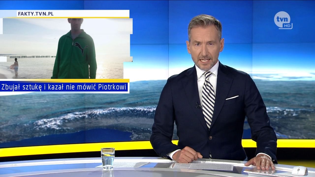 Zbujał sztukę i kazał nie mówić Piotrkowi