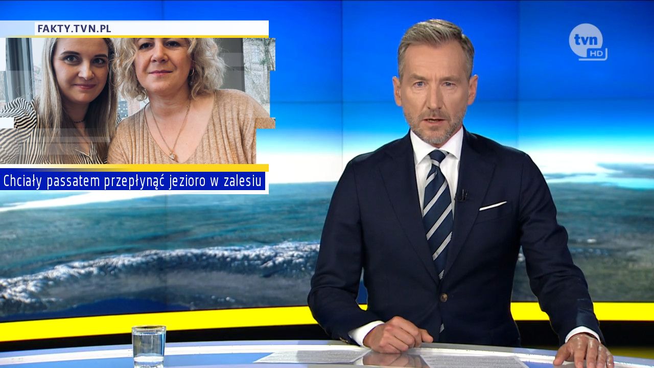 Chciały passatem przepłynąć jezioro w zalesiu