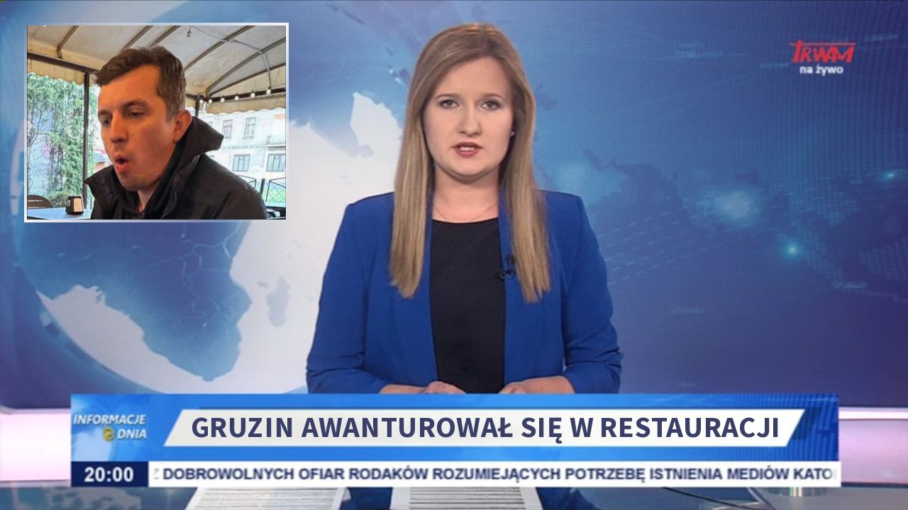 Gruzin awanturował się w restauracji