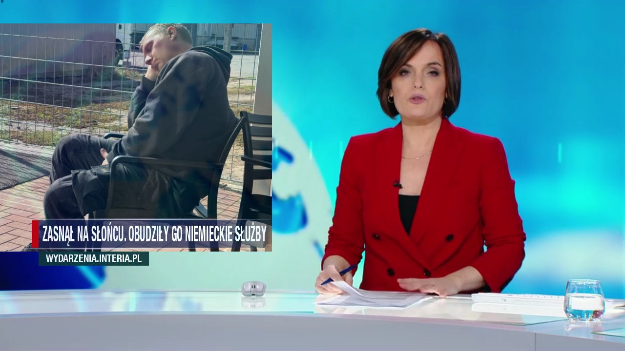 Zasnął na słońcu. Obudziły go niemieckie służby