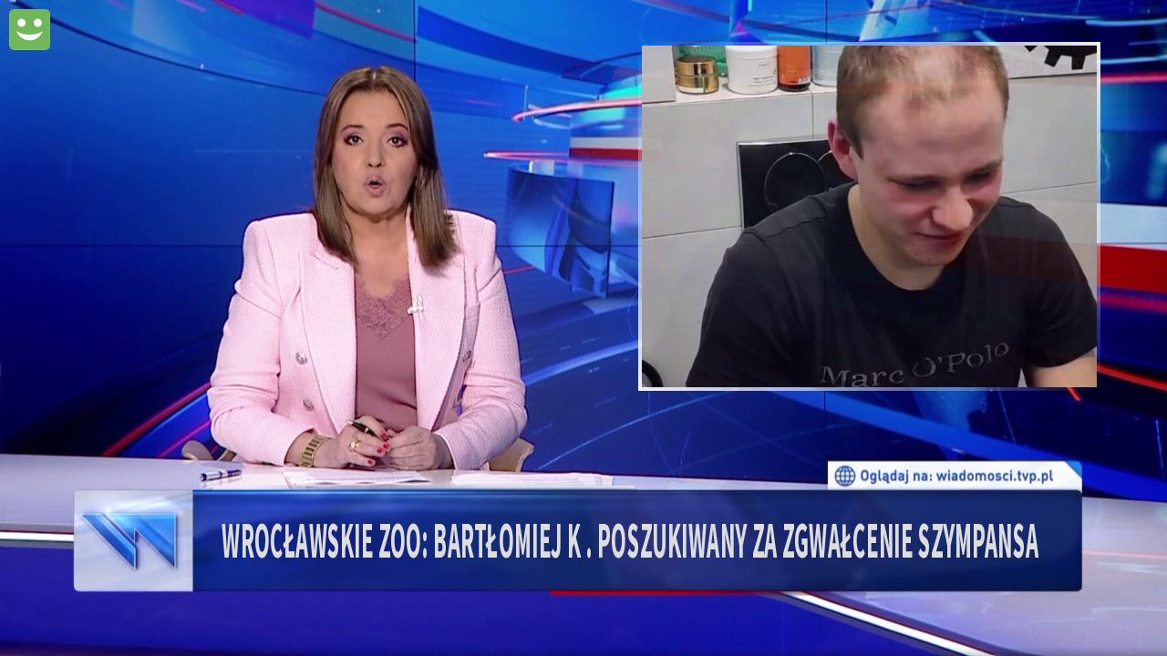 Wrocławskie Zoo: Bartłomiej K . poszukiwany za zgwałcenie szympansa