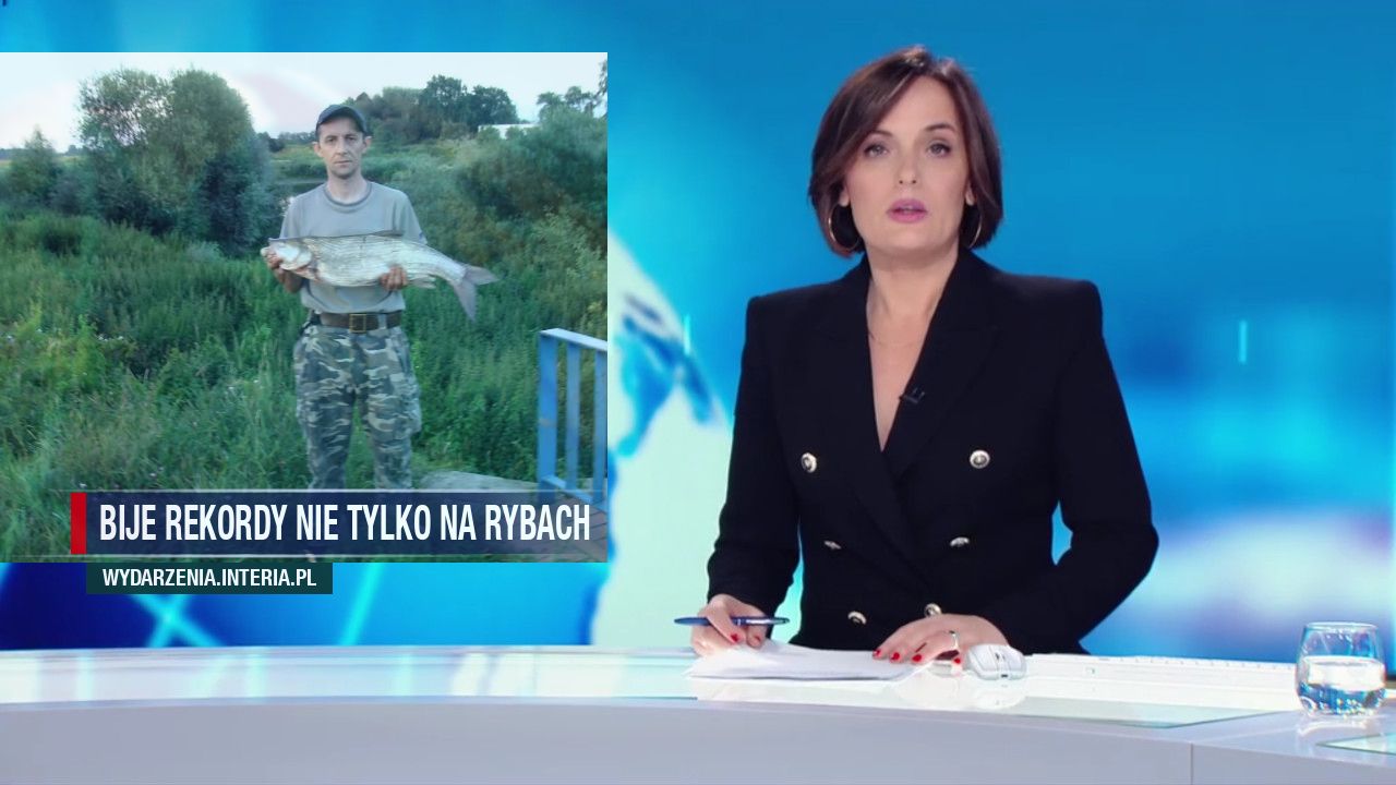 Bije rekordy nie tylko na rybach 