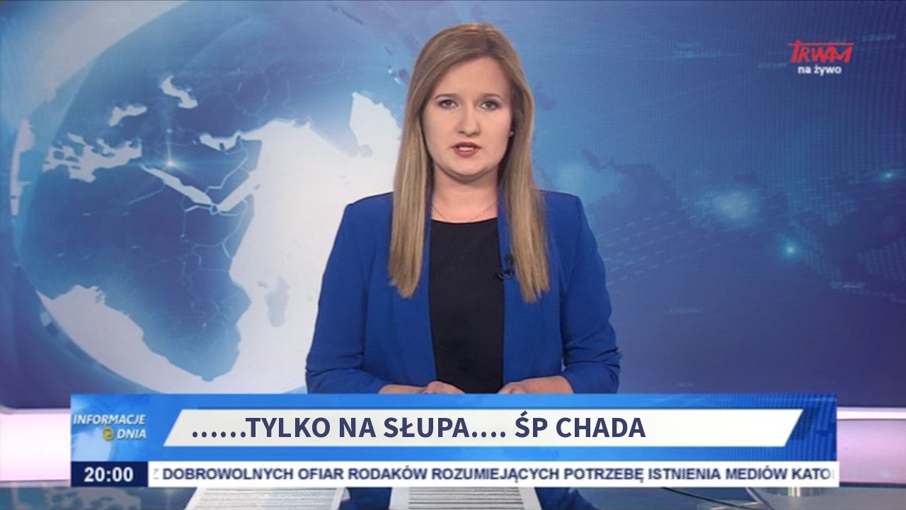 ......tylko na słupa.... Śp Chada