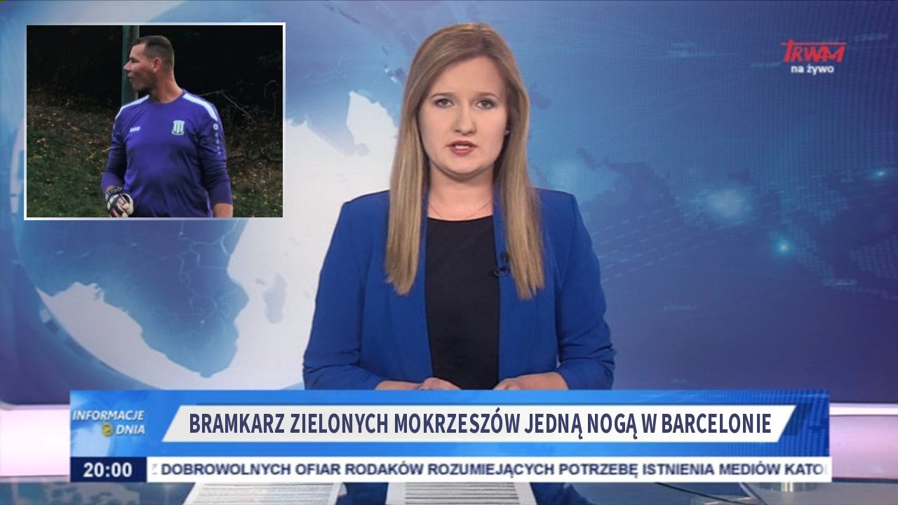 Bramkarz Zielonych Mokrzeszów jedną nogą w Barcelonie