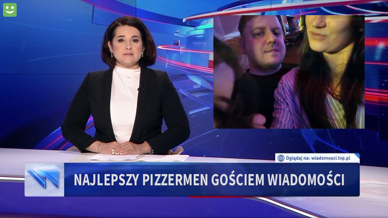 Najlepszy pizzermen gościem wiadomości 