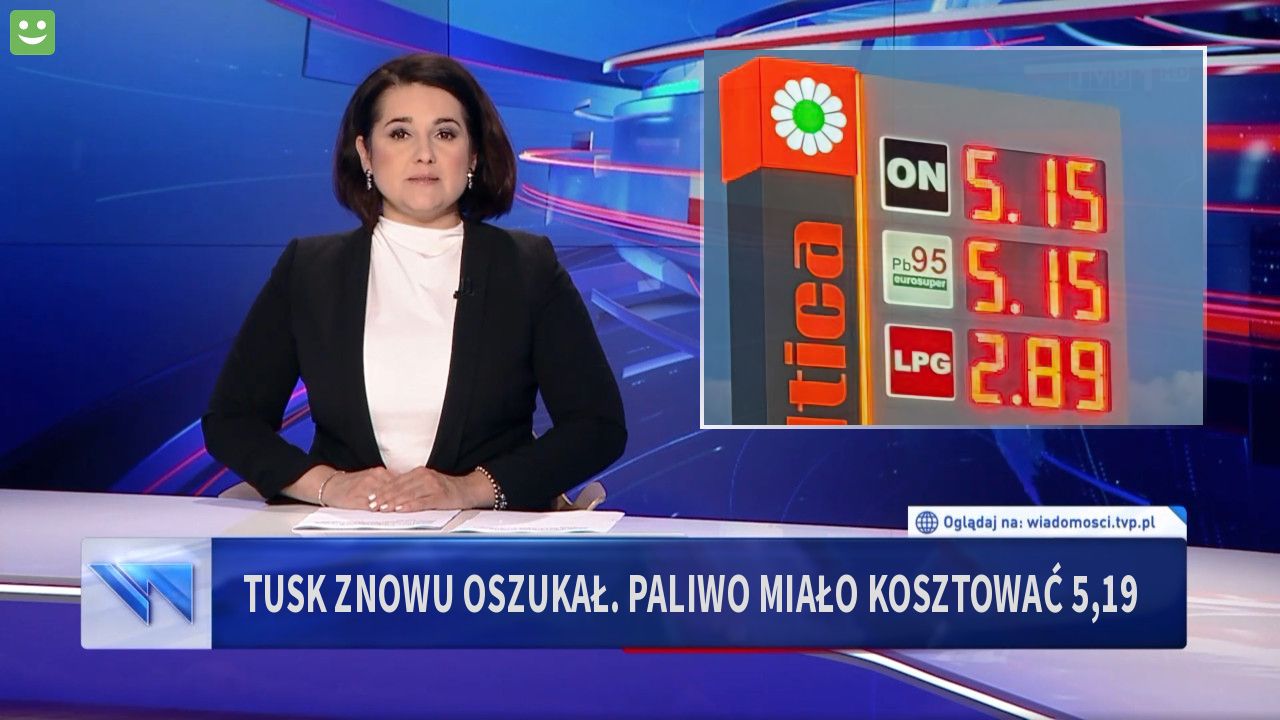 Tusk znowu oszukał. Paliwo miało kosztować 5,19