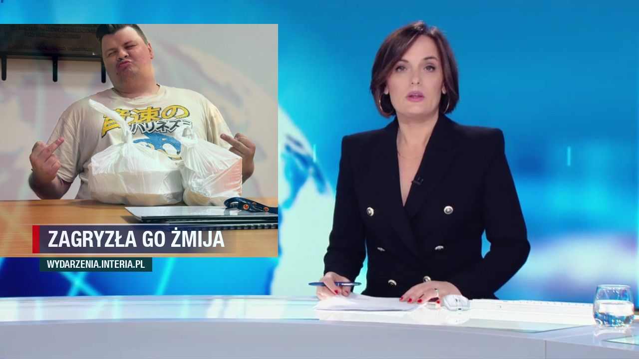Zagryzła go żmija