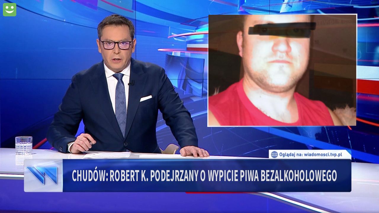 Chudów: Robert K. Podejrzany o wypicie piwa bezalkoholowego