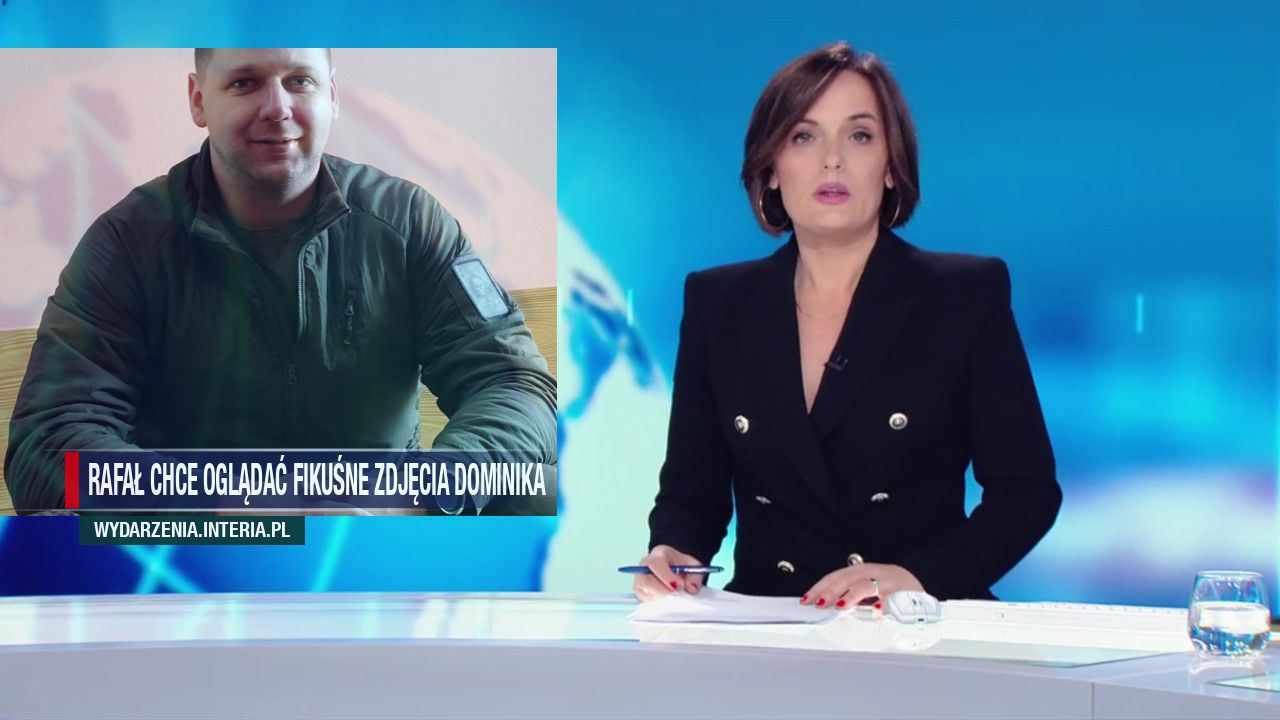Rafał chce oglądać fikuśne zdjęcia Dominika 