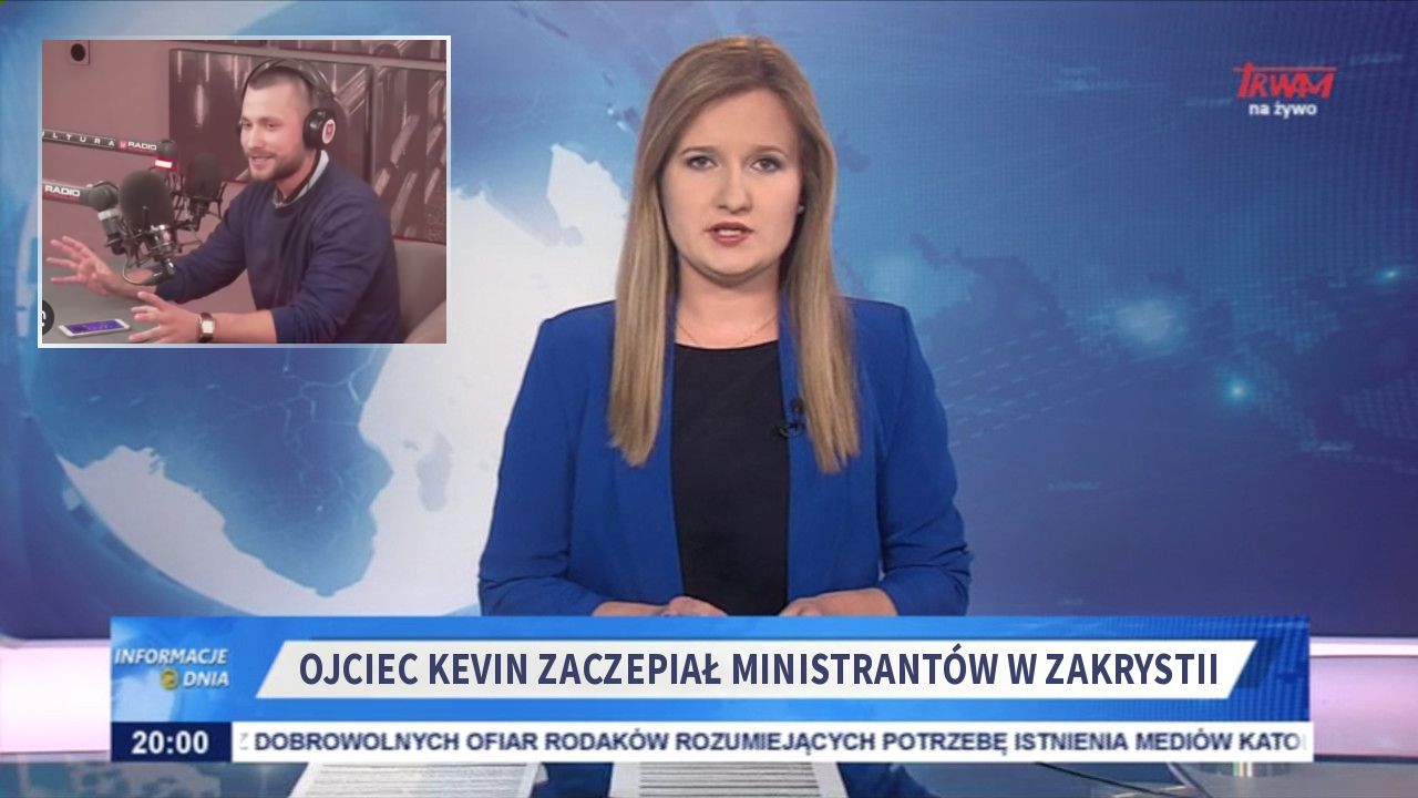 Ojciec Kevin zaczepiał ministrantów w zakrystii