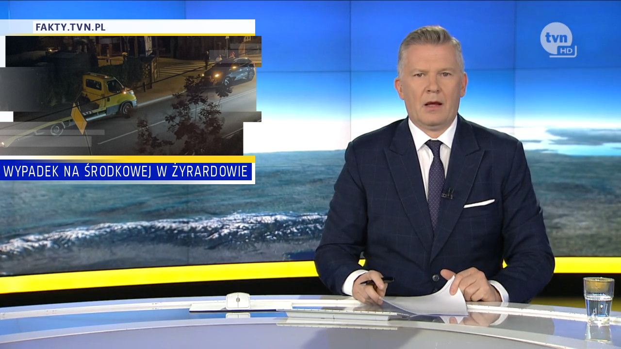WYPADEK NA ŚRODKOWEJ W ŻYRARDOWIE