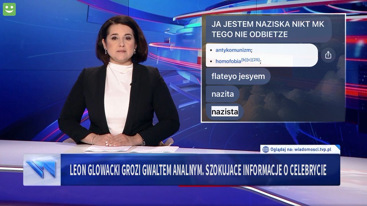 Leon glowacki grozi gwaltem analnym. Szokujace informacje o celebrycie