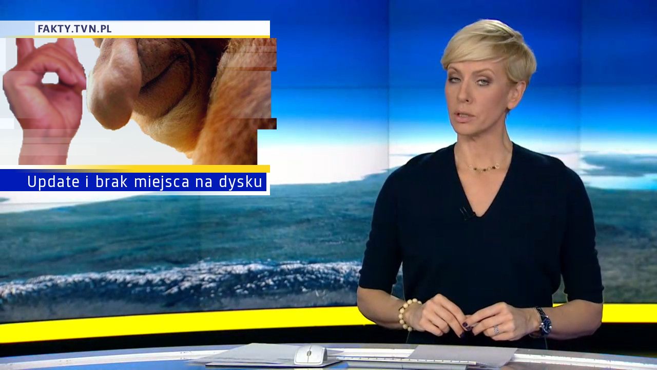 Update i brak miejsca na dysku