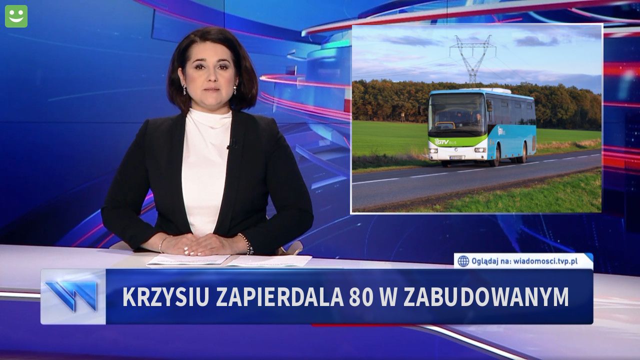 krzysiu zapierdala 80 w zabudowanym