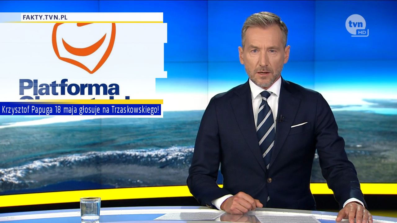Krzysztof Papuga 18 maja głosuje na Trzaskowskiego! 