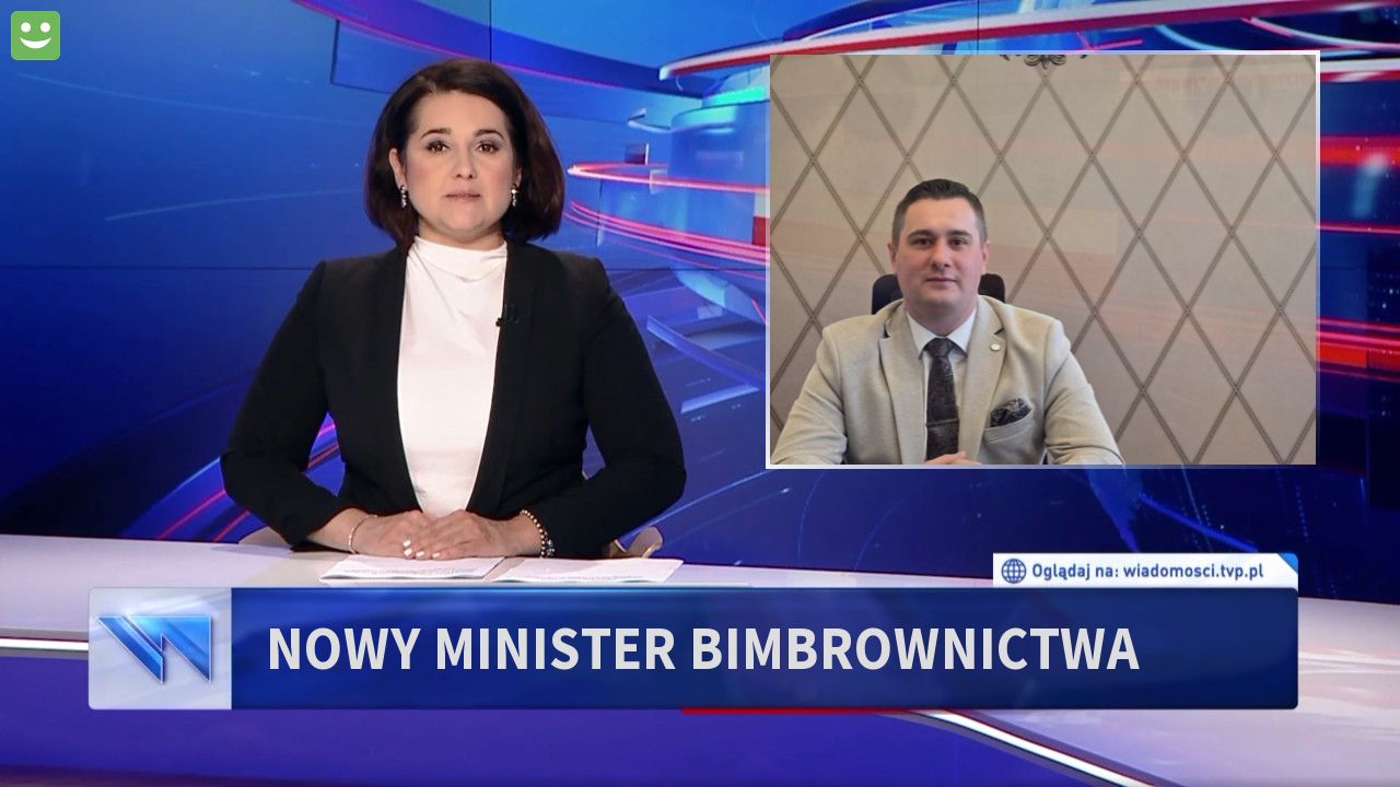 Nowy minister bimbrownictwa